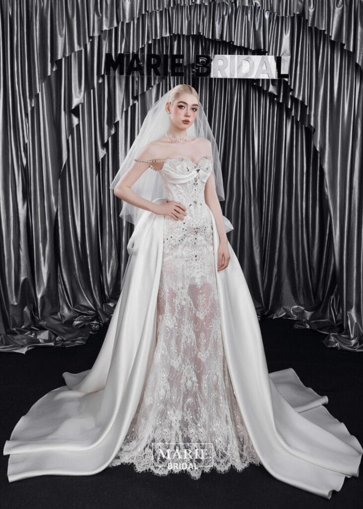 Wedding Dress – L165 + tà nơ