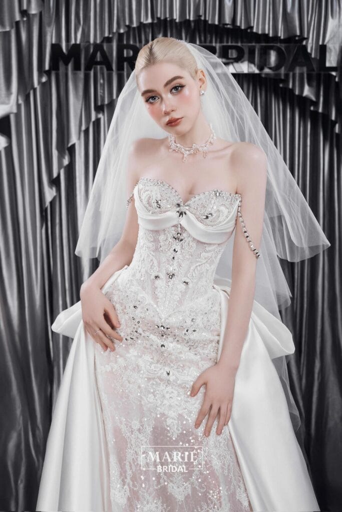 Wedding Dress – L165 + tà nơ