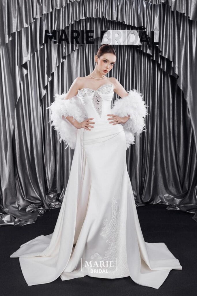 Wedding Dress – L169 + choàng
