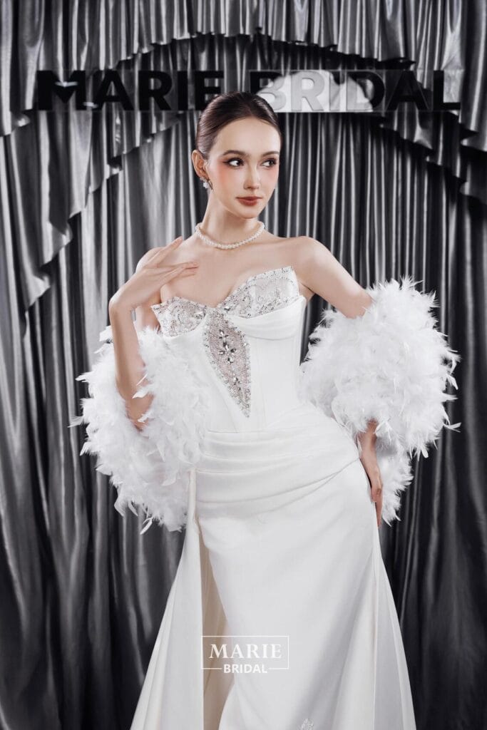 Wedding Dress – L169 + choàng