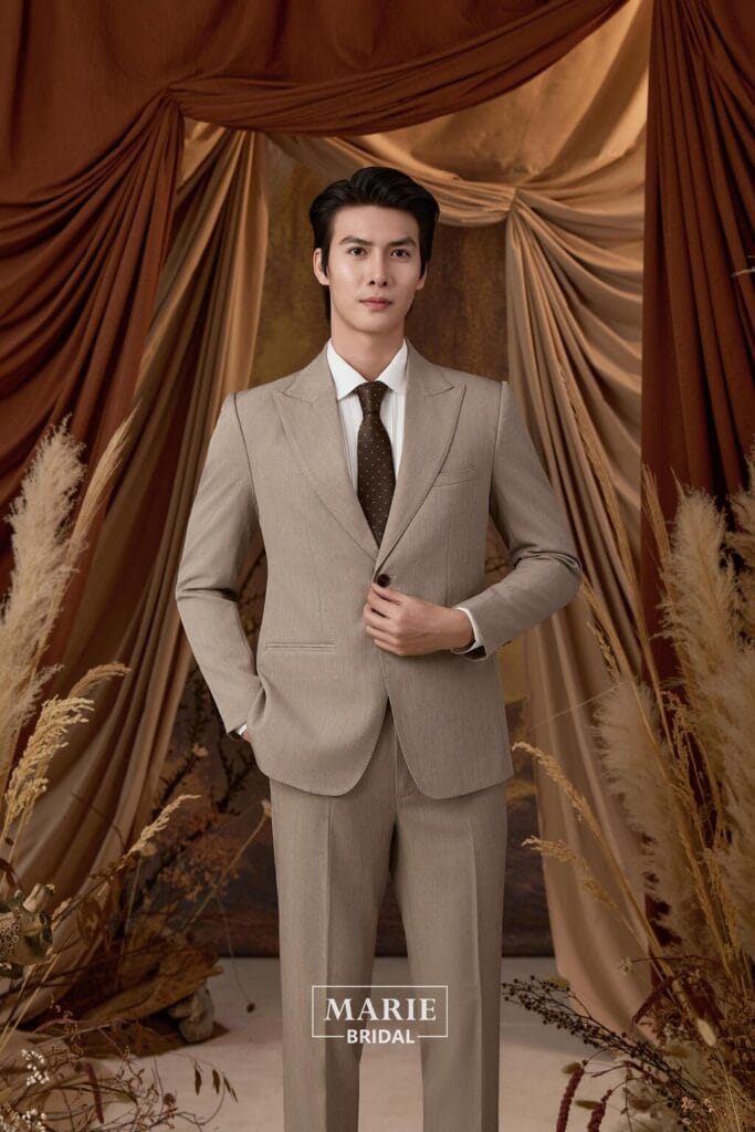 Veston – Nâu nhạt