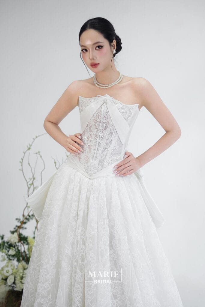 Váy nhẹ nhàng – DA + Nơ