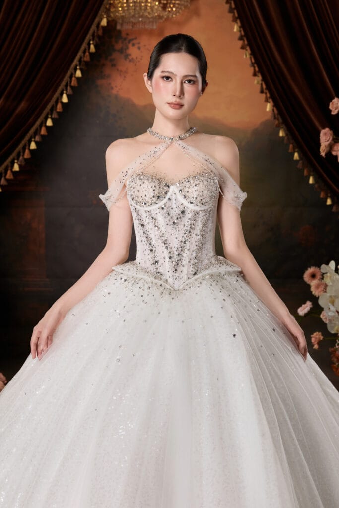 Ball Gown Dress – L + vòng cổ