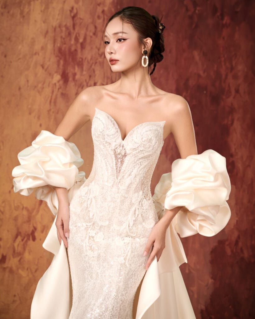 Wedding Dress – DL + áo choàng